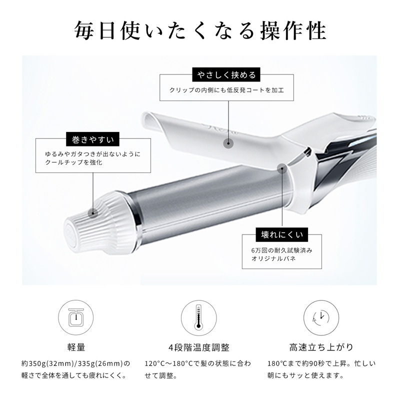 リファビューテック カールアイロン 32mm